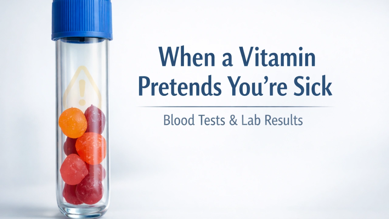 When a Vitamin Disrupts your Blood Test Results