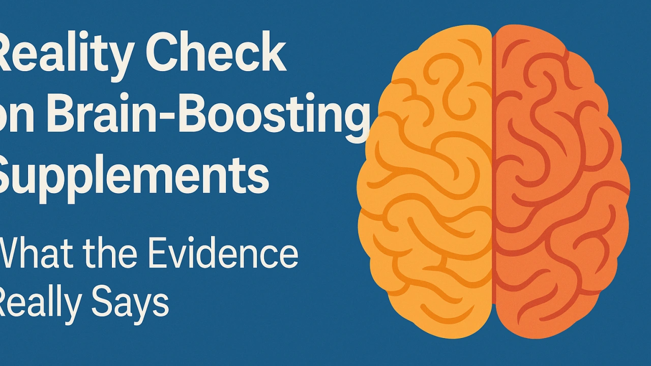 Reality Check on Brain-Boosting Supplements: What the Evidence Really Says by Dr.Gagan Saini
